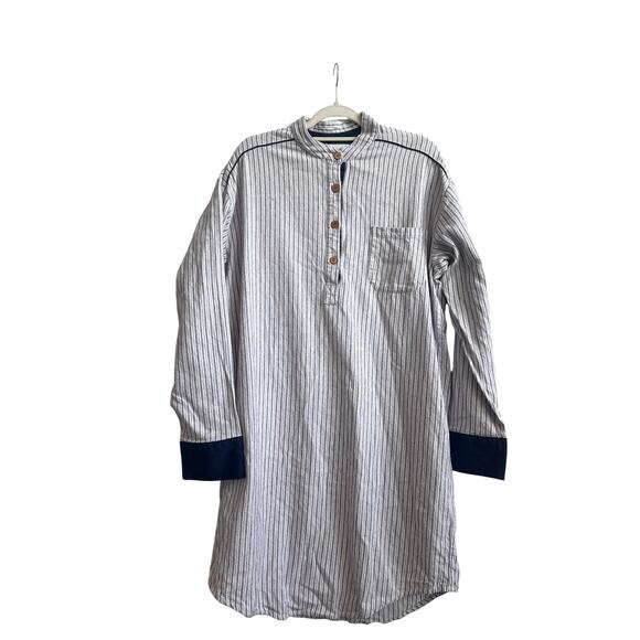 Lee Valley Other - Lee Valley Ireland Men's Long Sleeve, Stripe, 100% Cotton Night Sleep Shirt